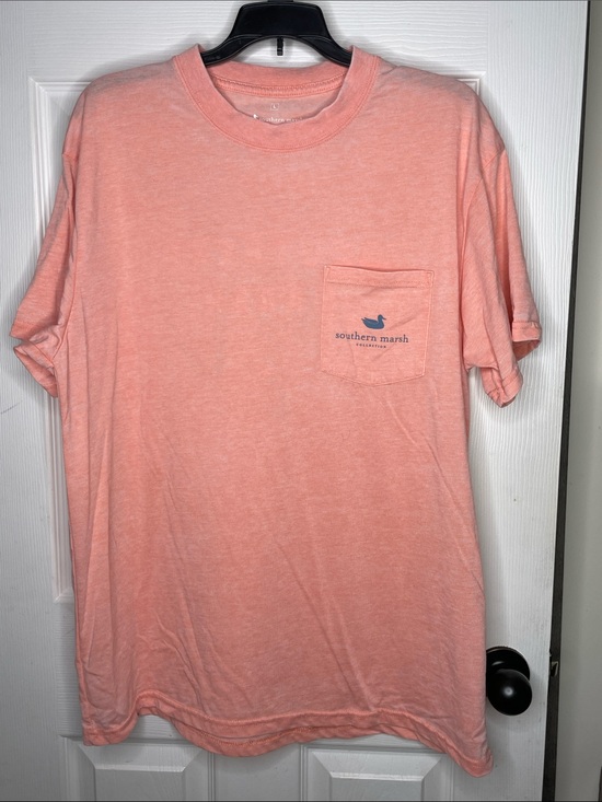 Southern Marsh Other - Southern Marsh Coral Pocket Tee for Men. Size L